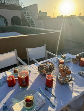 Terrasse sur le toit