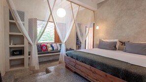 Decoración personalizada, muebles diferentes y wifi gratis