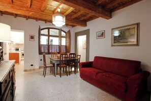 Apartment, City View | Living area | TV