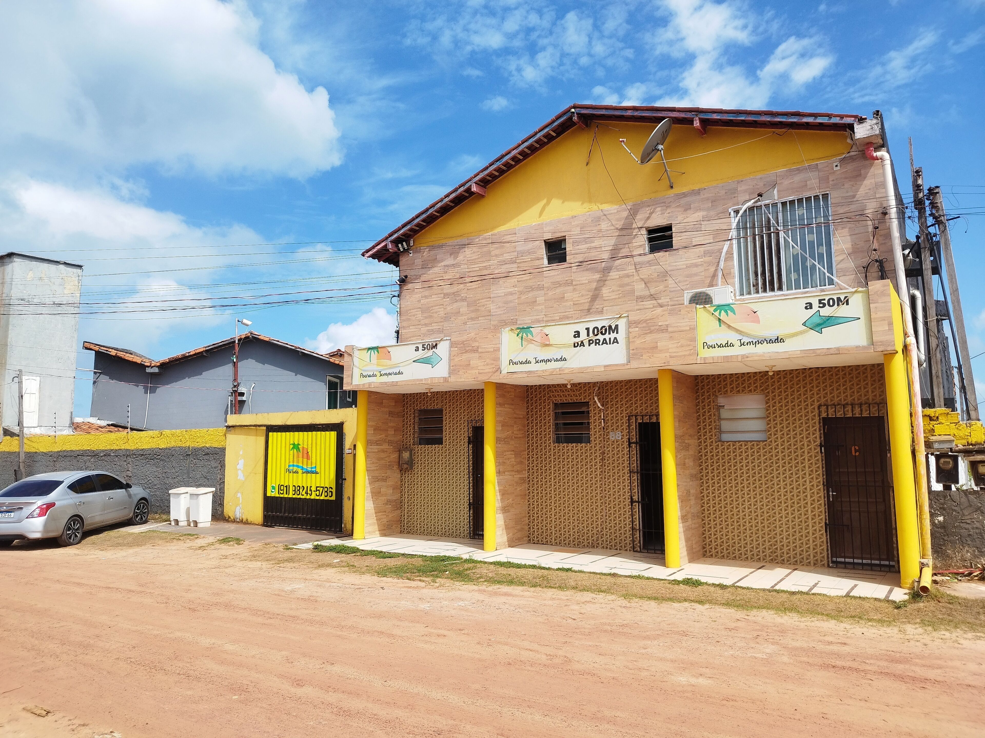 Fassade der Unterkunft