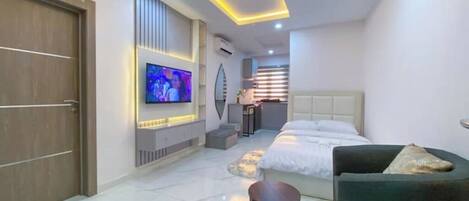 1 soveværelse, strygejern/strygebræt, Wi-Fi, sengetøj