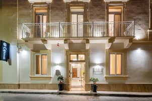 Majoituspaikan julkisivu