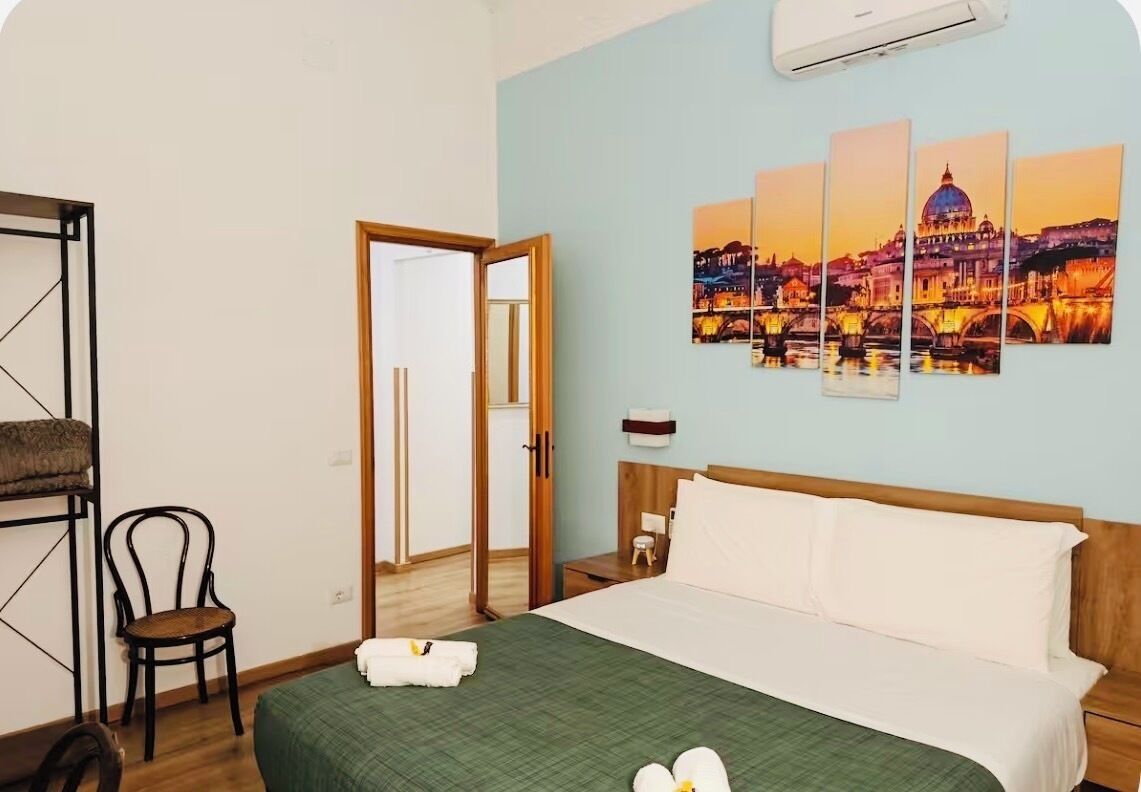 2 slaapkamers, een strijkplank/strijkijzer, wifi, beddengoed