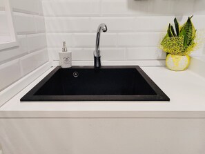 Shower, hair dryer, bidet, soap