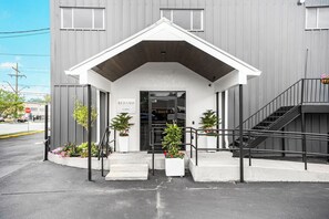 Voorkant van accommodatie