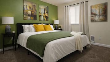 2 chambres, bureau, fer et planche à repasser, Wi-Fi gratuit