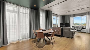 Family Studio Suite, Ocean View | Blackout drapes, soundproofing, iron/ironing board