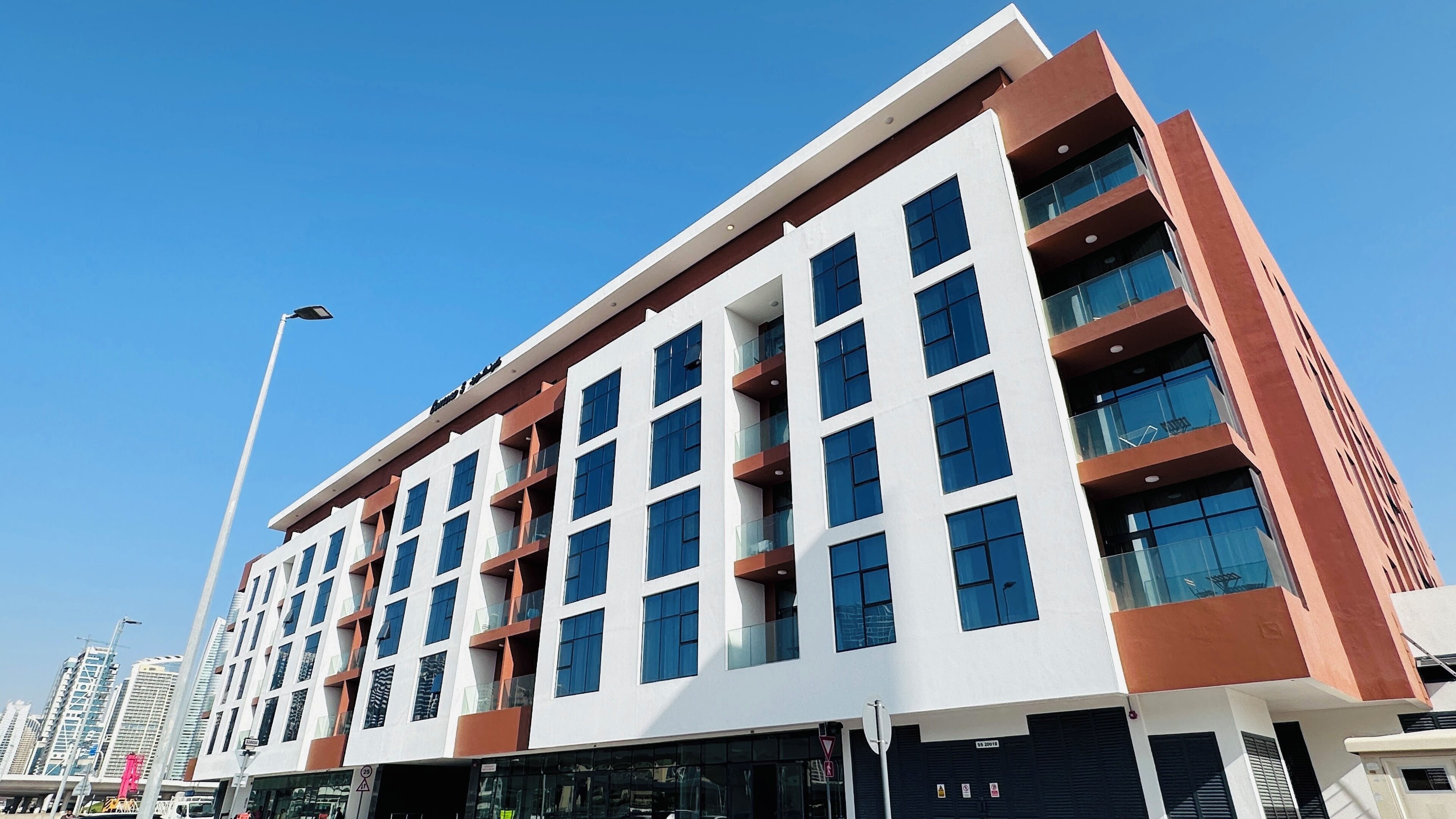 Voorkant van accommodatie