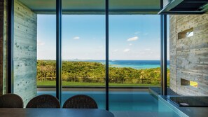 Villa Luxe, vue océan | Restauration dans la chambre