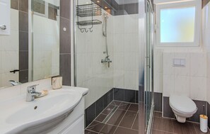 Shower, hair dryer