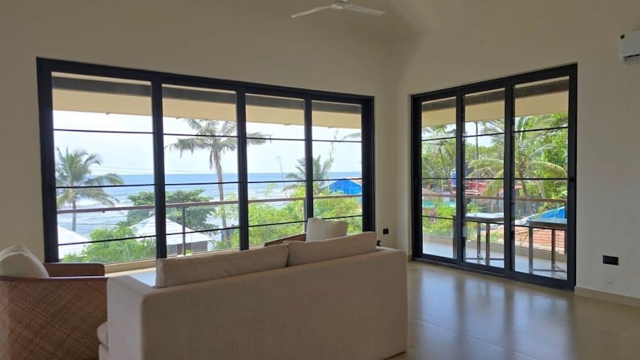 Beach villa Mandrem ocean with Seaview