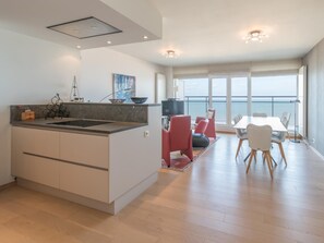 Apartment | Private kitchen | High chair - Tasteful Apartment Near the Beach (Ostend)