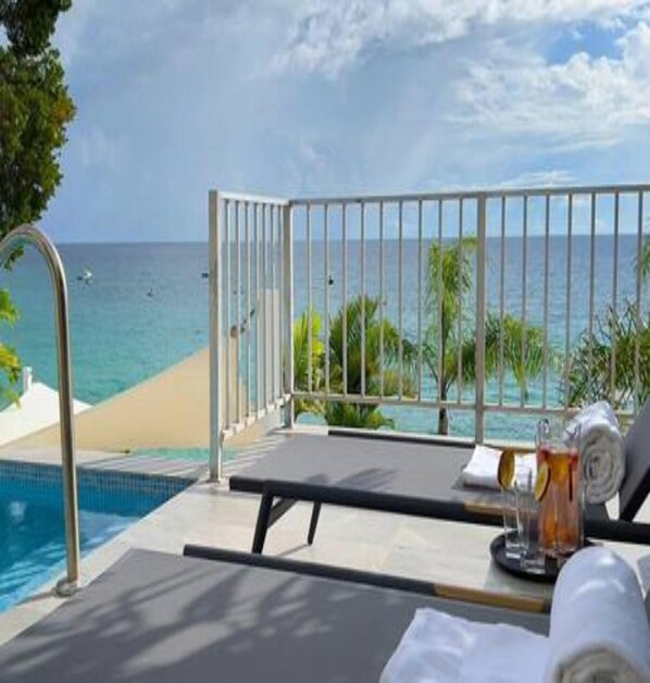 Villa - Villa Francoise - 4 Bedroom Beachfront w Pool (Fryers Well)