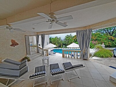 Sea Symphony Barbados - 6 B R Beachfront Villa w Staff