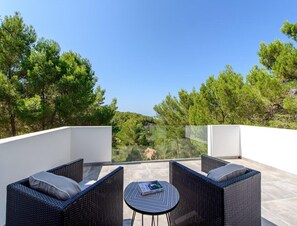 House | Balcony - Modern Holiday Home With Sunset Views (Sant Josep de sa Talaia)