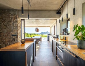 Villa | Private kitchen - Lavish Villa Overlooking Es Vedra (Sant Josep de sa Talaia)