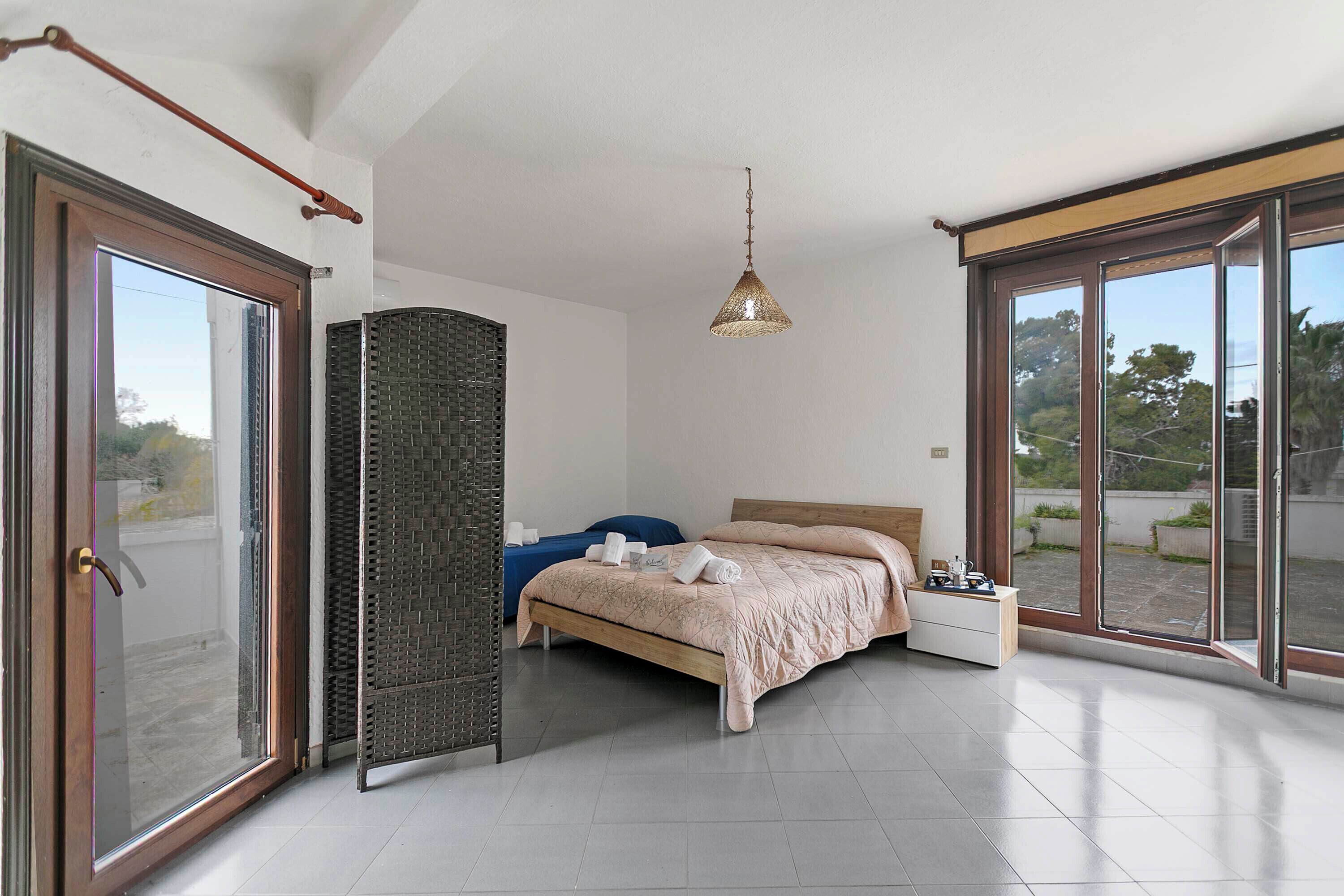 Familie villa, meerdere slaapkamers, 2 badkamers (Salento Sweet Home Sea View) | 4 slaapkamers, gratis wifi, beddengoed