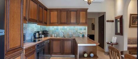 Fridge, oven, dishwasher, toaster