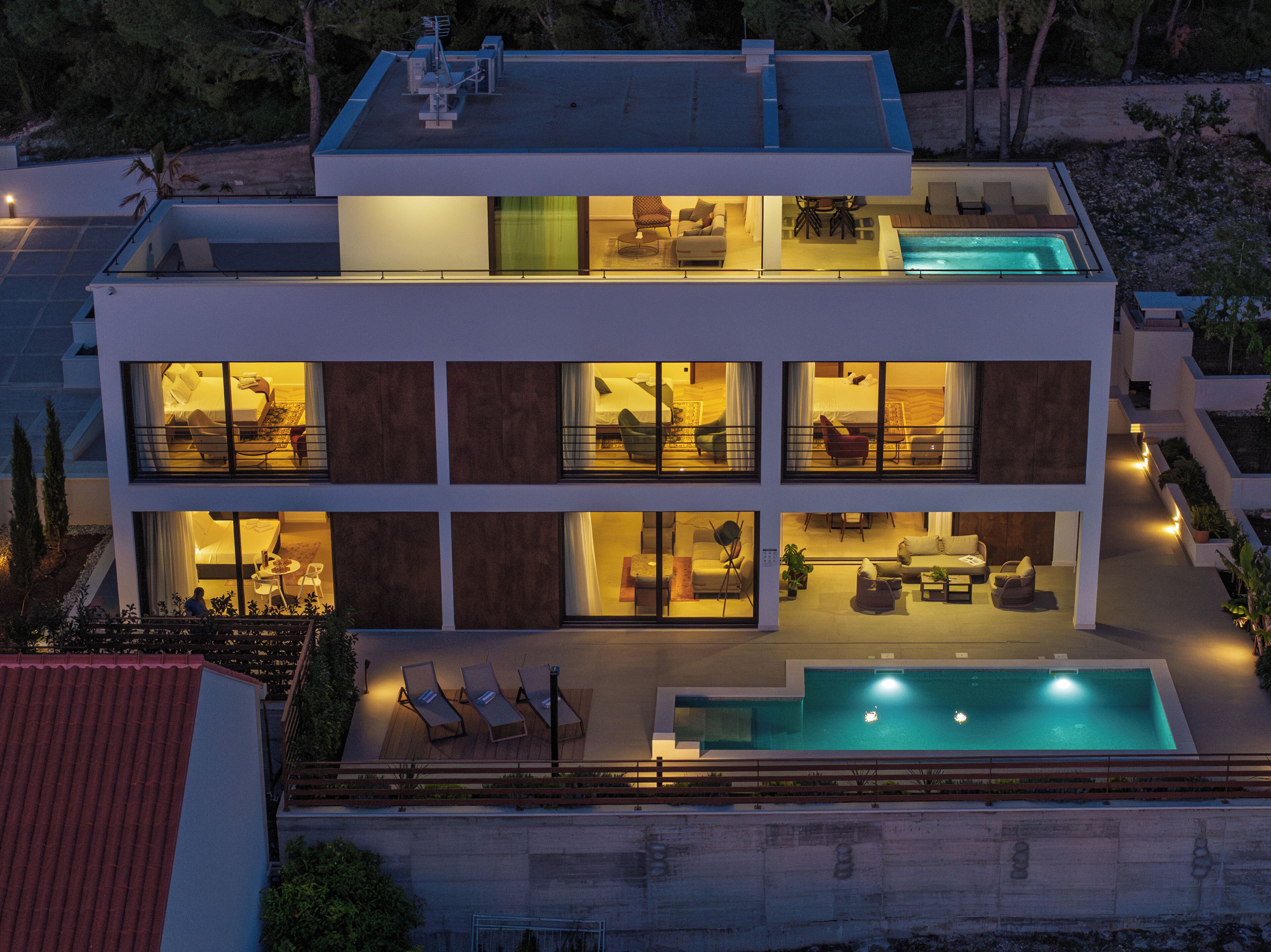 Fassade der Unterkunft