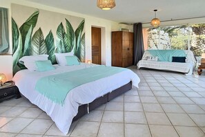 5 bedrooms, iron/ironing board, travel crib, free WiFi