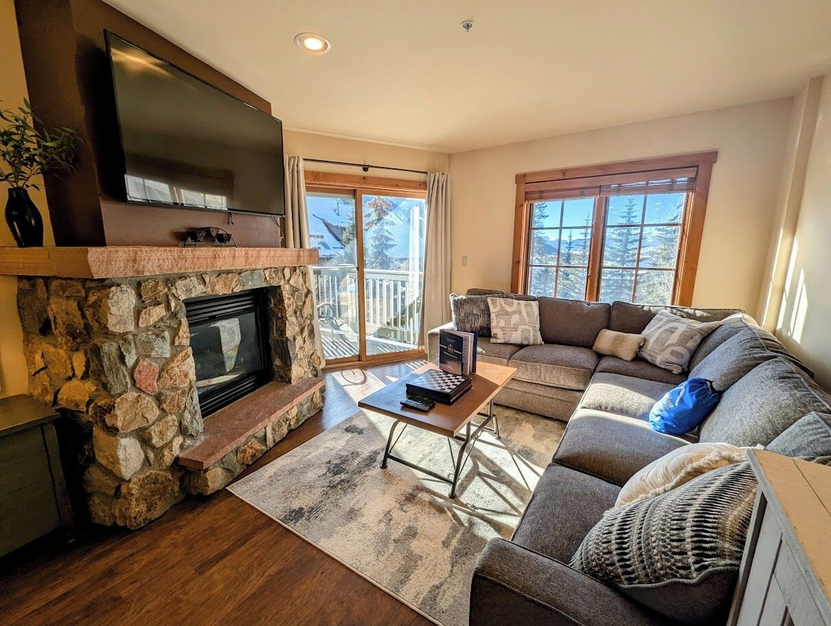 TV connectée, cheminée