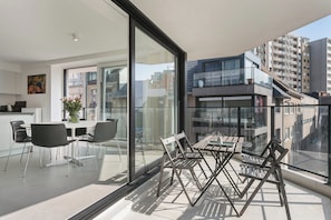 Outdoor dining - Apartment in Blankenberge Near Beach (Blankenberge)
