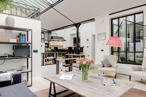 Departamento de lujo | Área de sala de estar