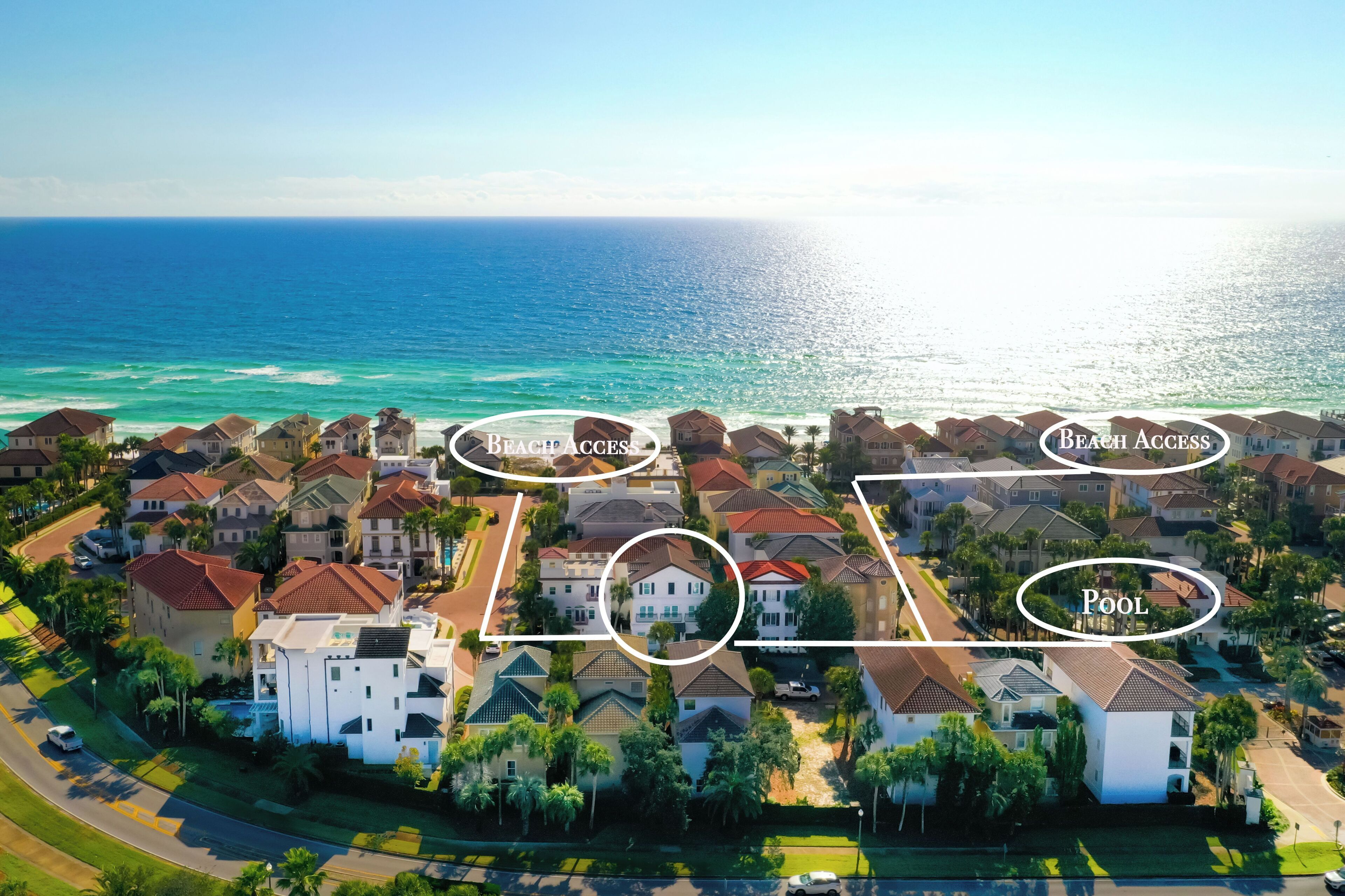 Kaart van accommodatie