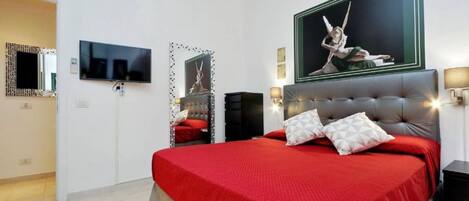 1 makuuhuone, työpöytä, silitysrauta/-lauta, Wi-Fi