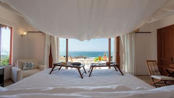 Vista a la playa o el mar