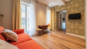 Living area - Luxury Corso view-3 beds/4 en-suite baths (Roma)