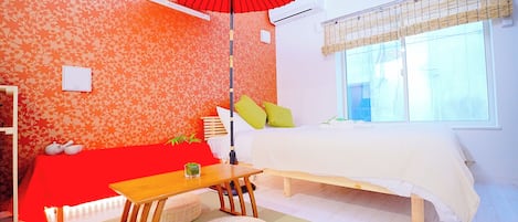 1 chambre, fer et planche à repasser, Wi-Fi, draps fournis