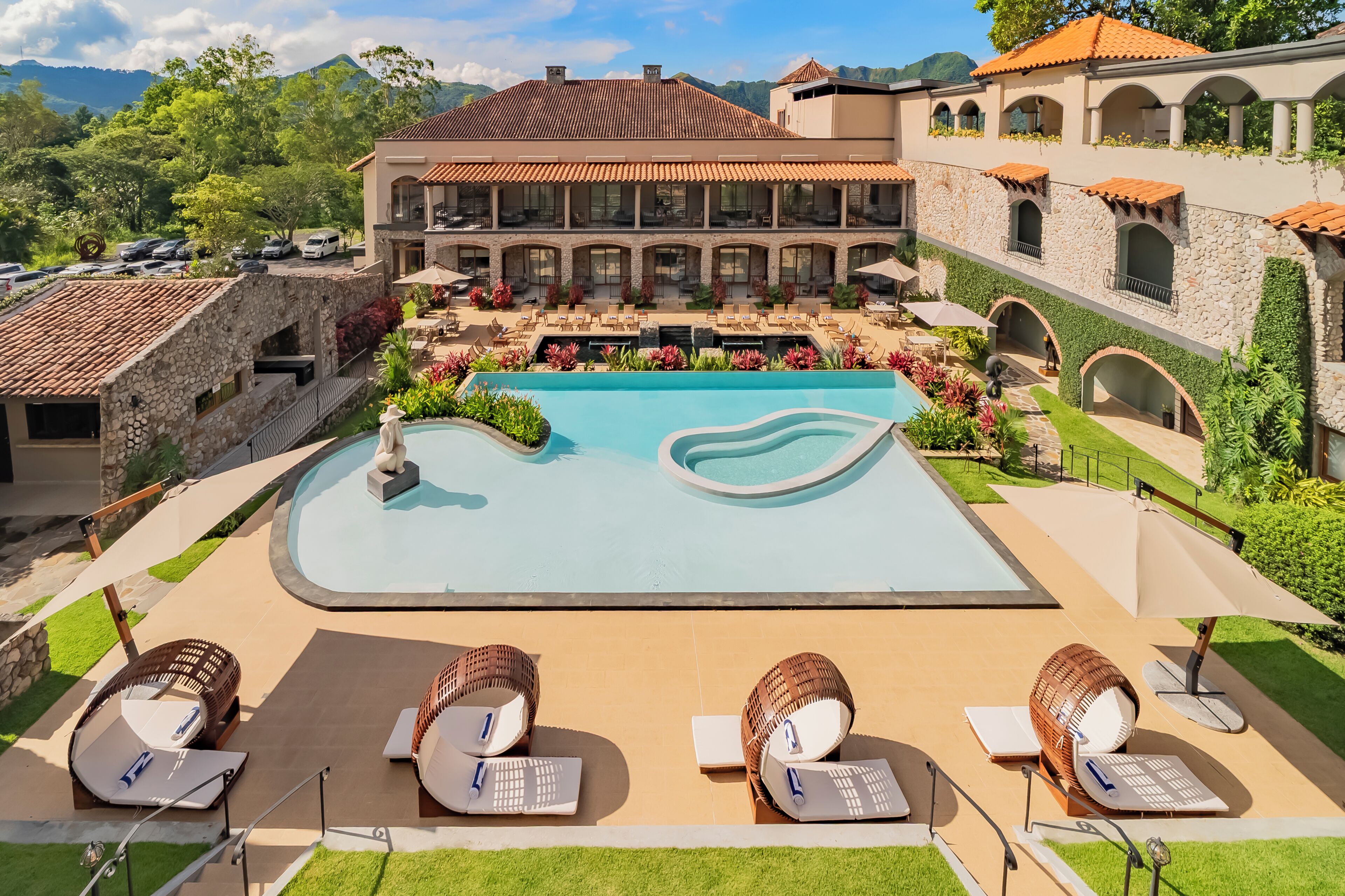 Seasonal outdoor pool