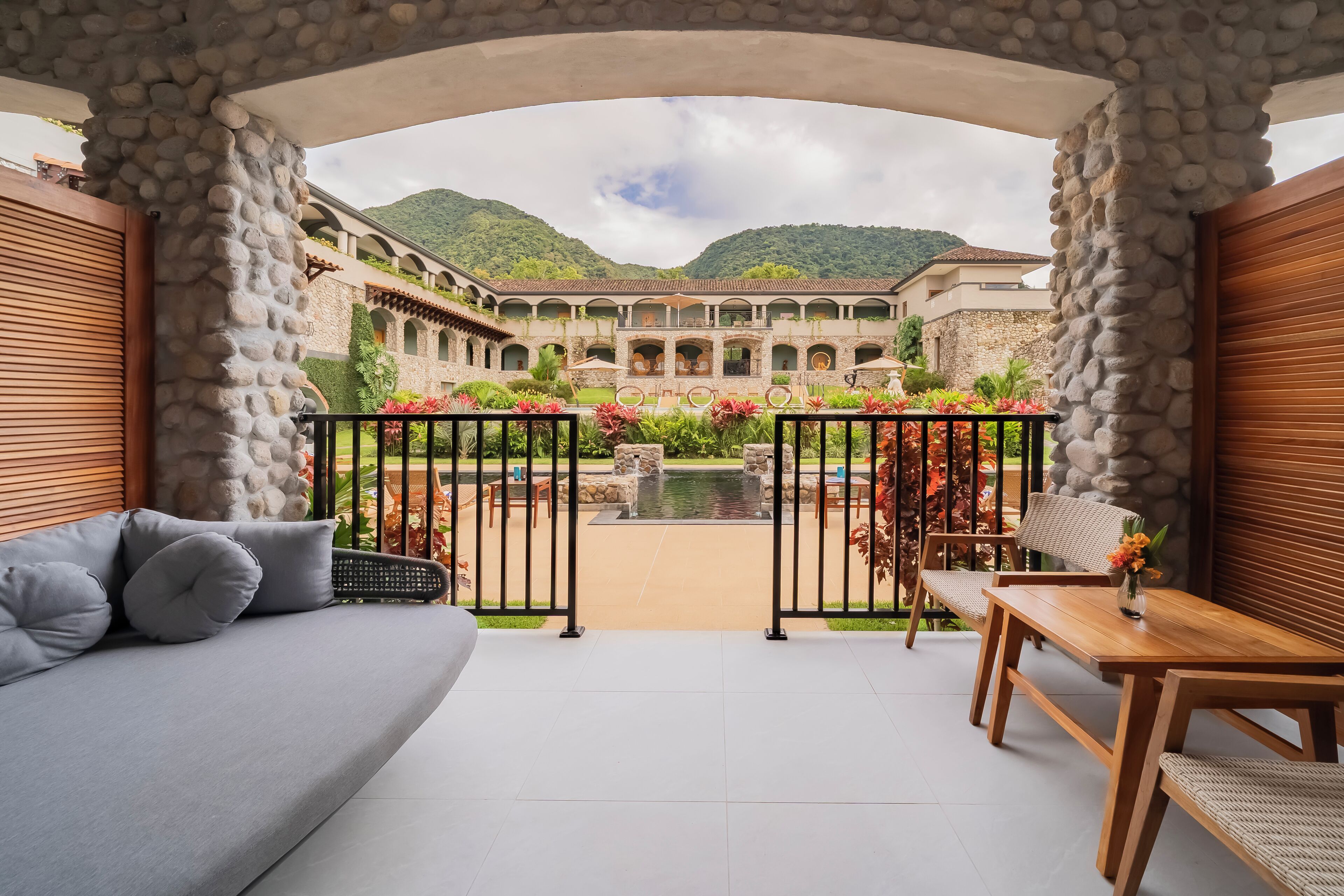 Room, 2 Queen Beds, Pool Access | Terrace/patio