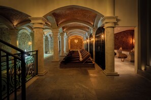 Salle de soins pour les couples, sauna, bain de vapeur, bain turc/hammam