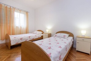 1 bedroom, iron/ironing board, travel crib, free WiFi
