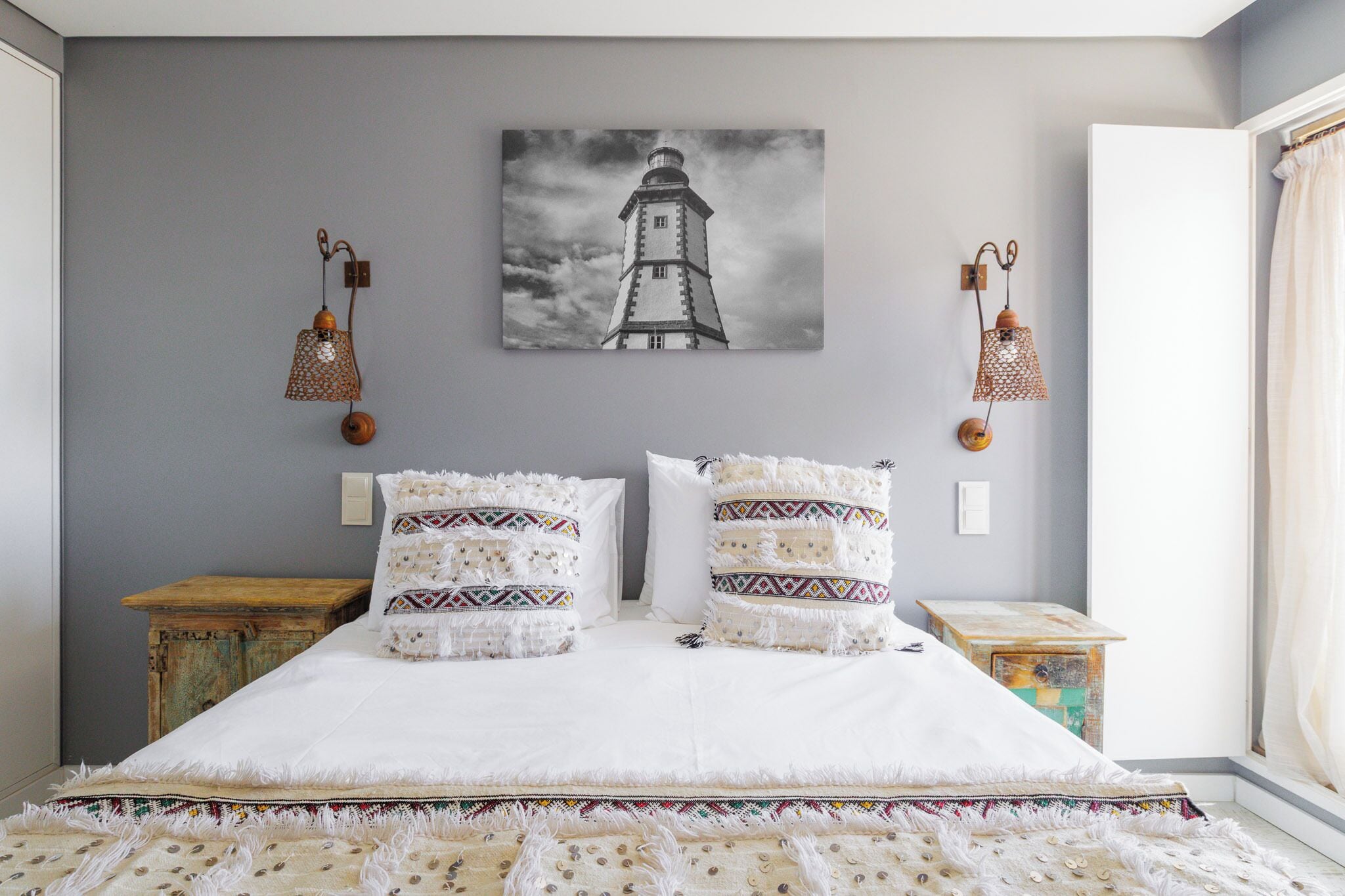 Chambre supérieure double ou avec lits jumeaux, non-fumeur, vue sur la plage | Coffre-fort, rideaux d’obscurcissement, fer et planche à repasser