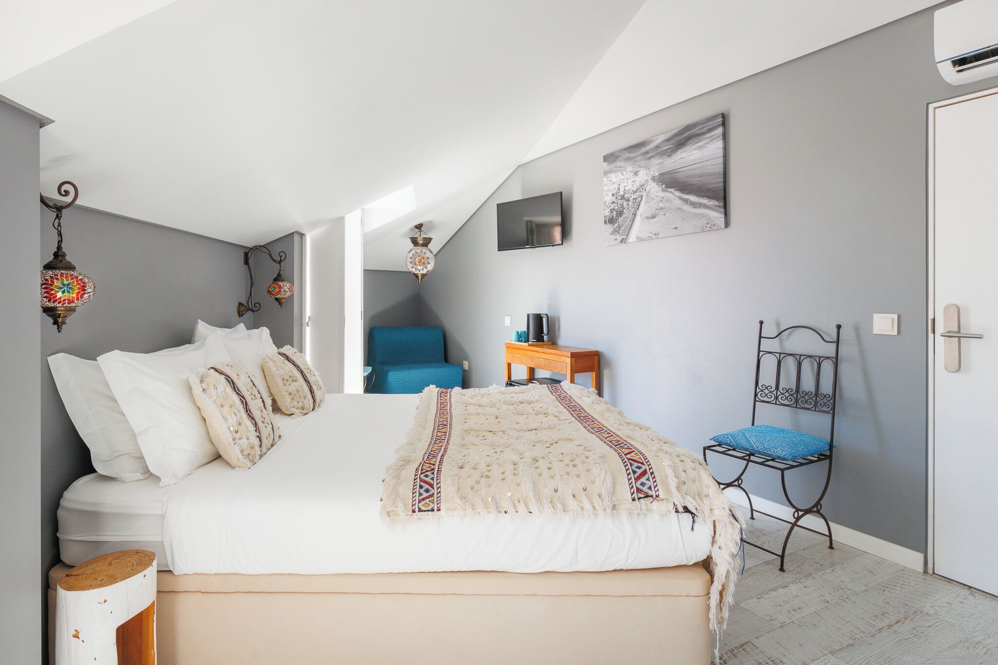 Panoramic-Vierbettzimmer, Strandblick