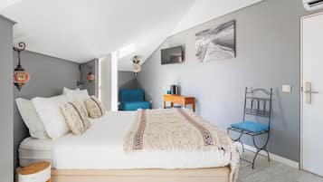 Panoramic-Vierbettzimmer, Strandblick