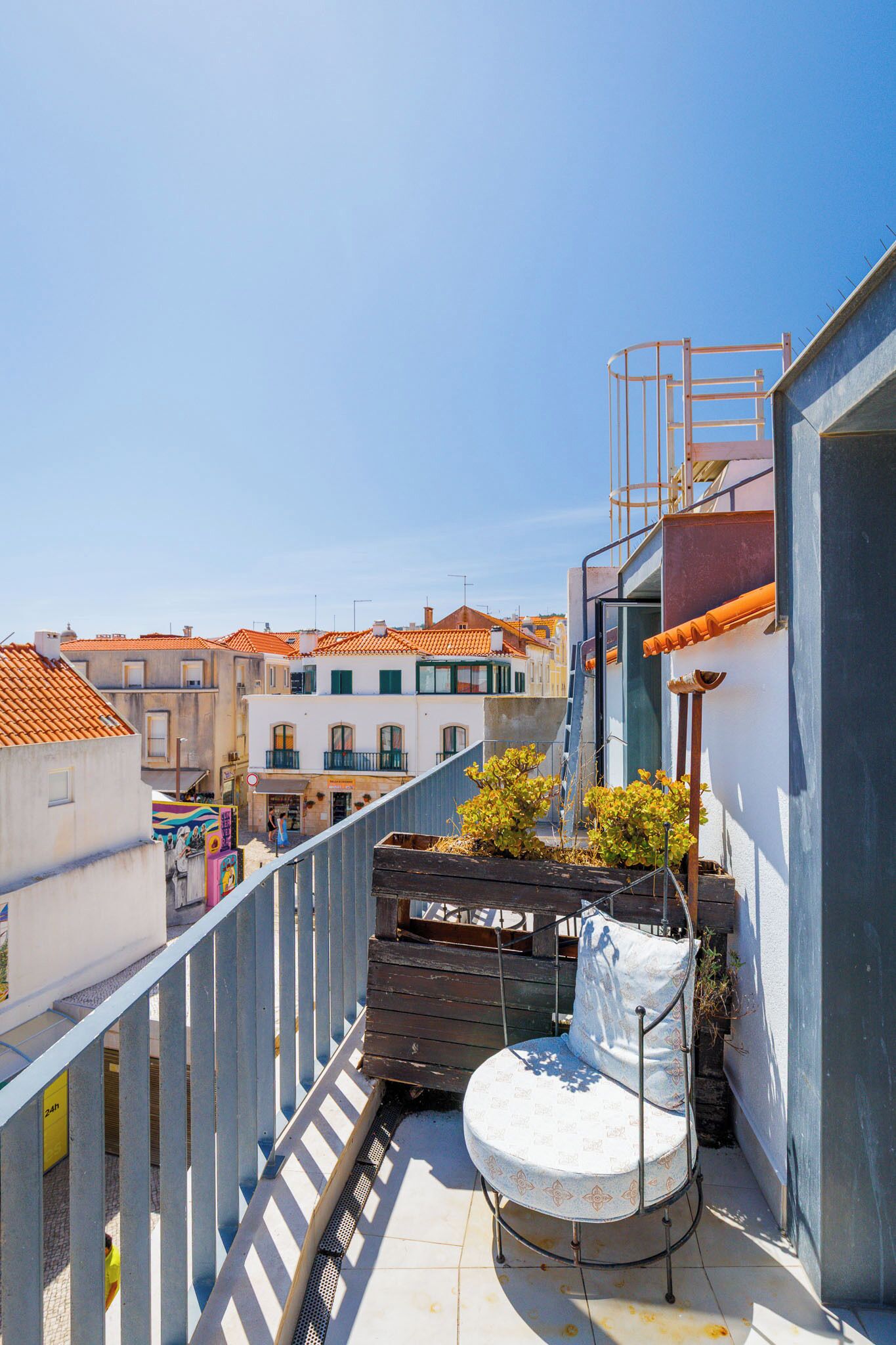Panoramic-Doppel- oder -Zweibettzimmer, Strandblick | Terrasse/Patio