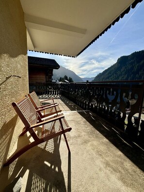 Terrace/patio - Charming 2-bedroom apartment close to the center of Châtel (CHATEL)