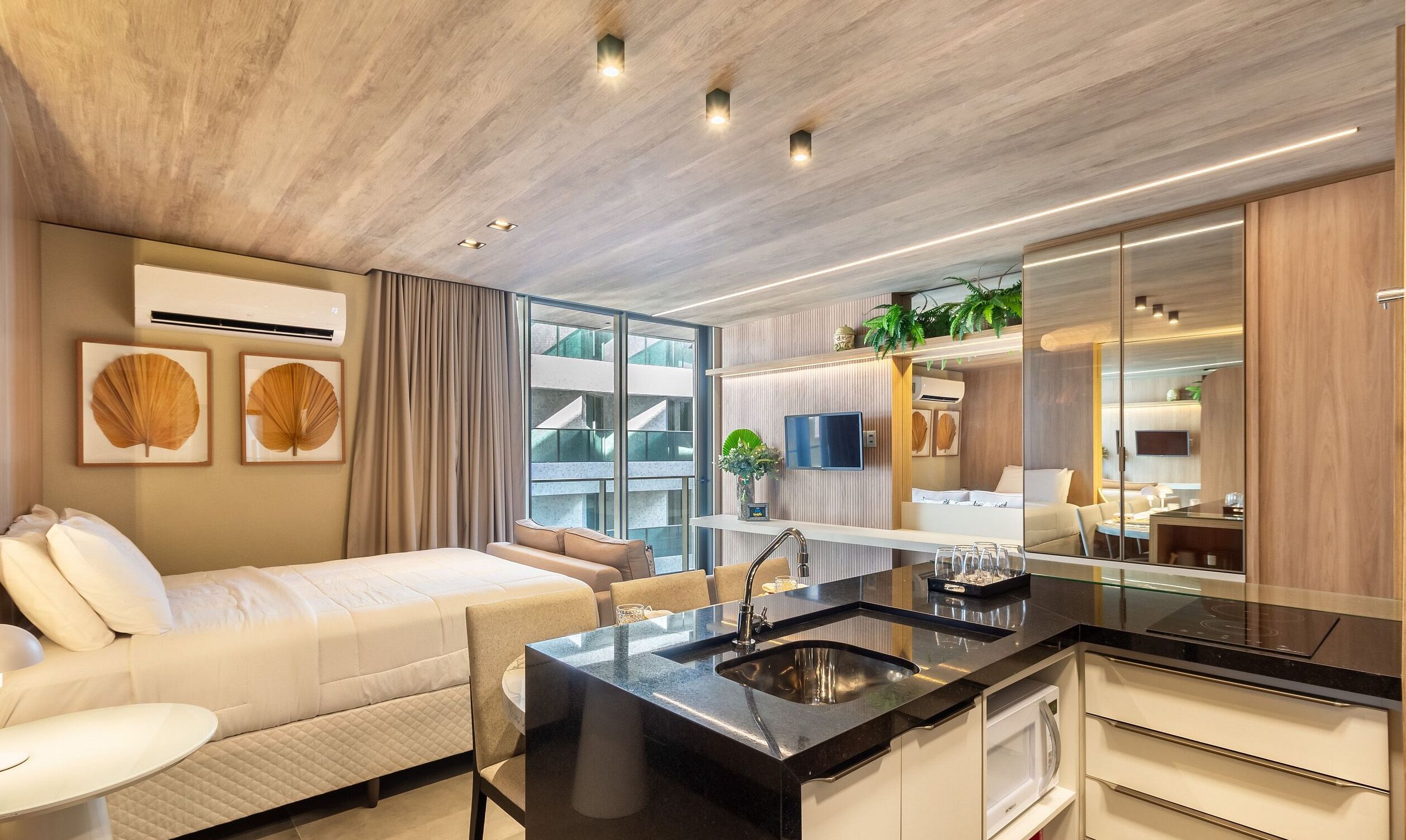 Ameublement personnalisé, Wi-Fi gratuit, draps fournis