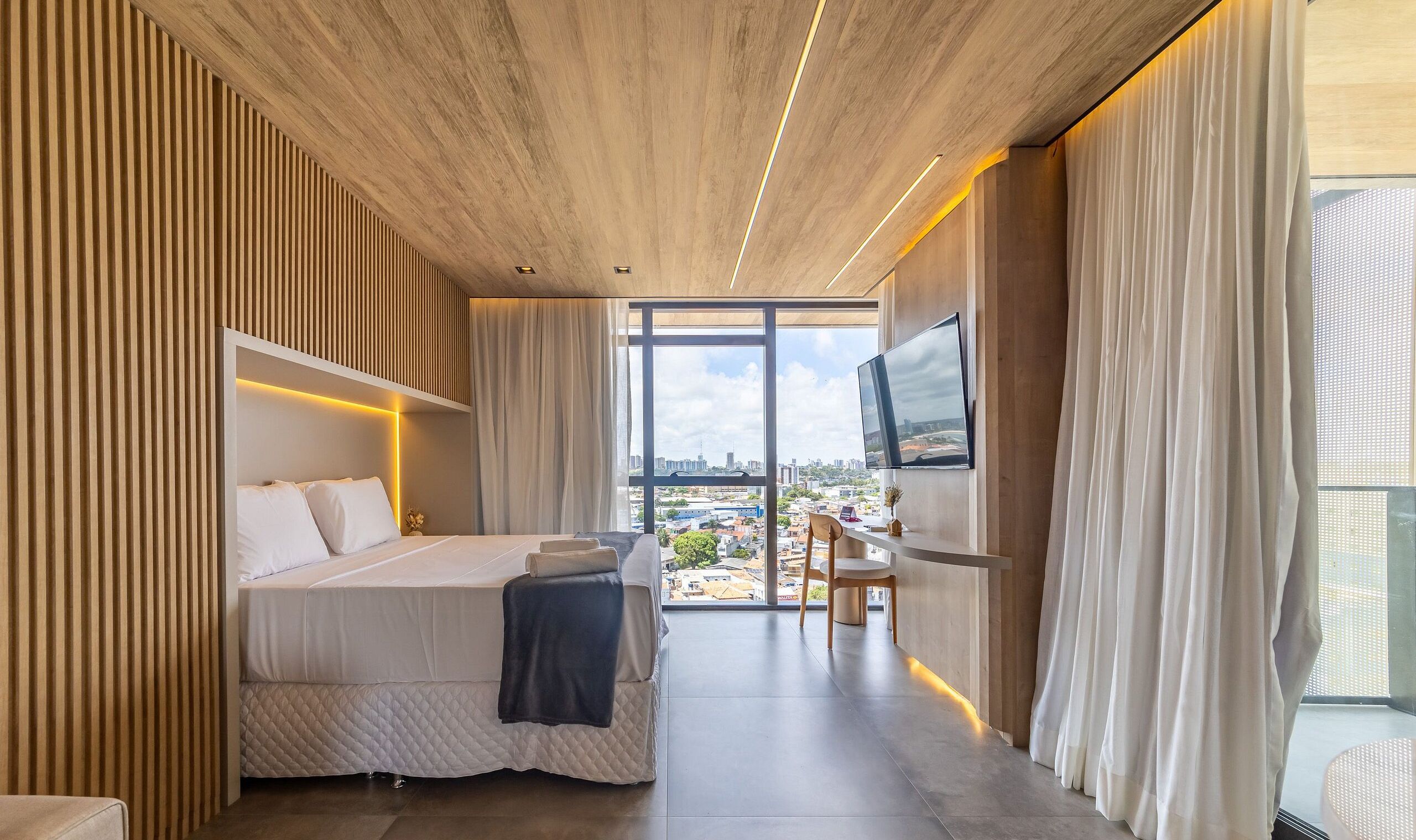 Ameublement personnalisé, Wi-Fi gratuit, draps fournis