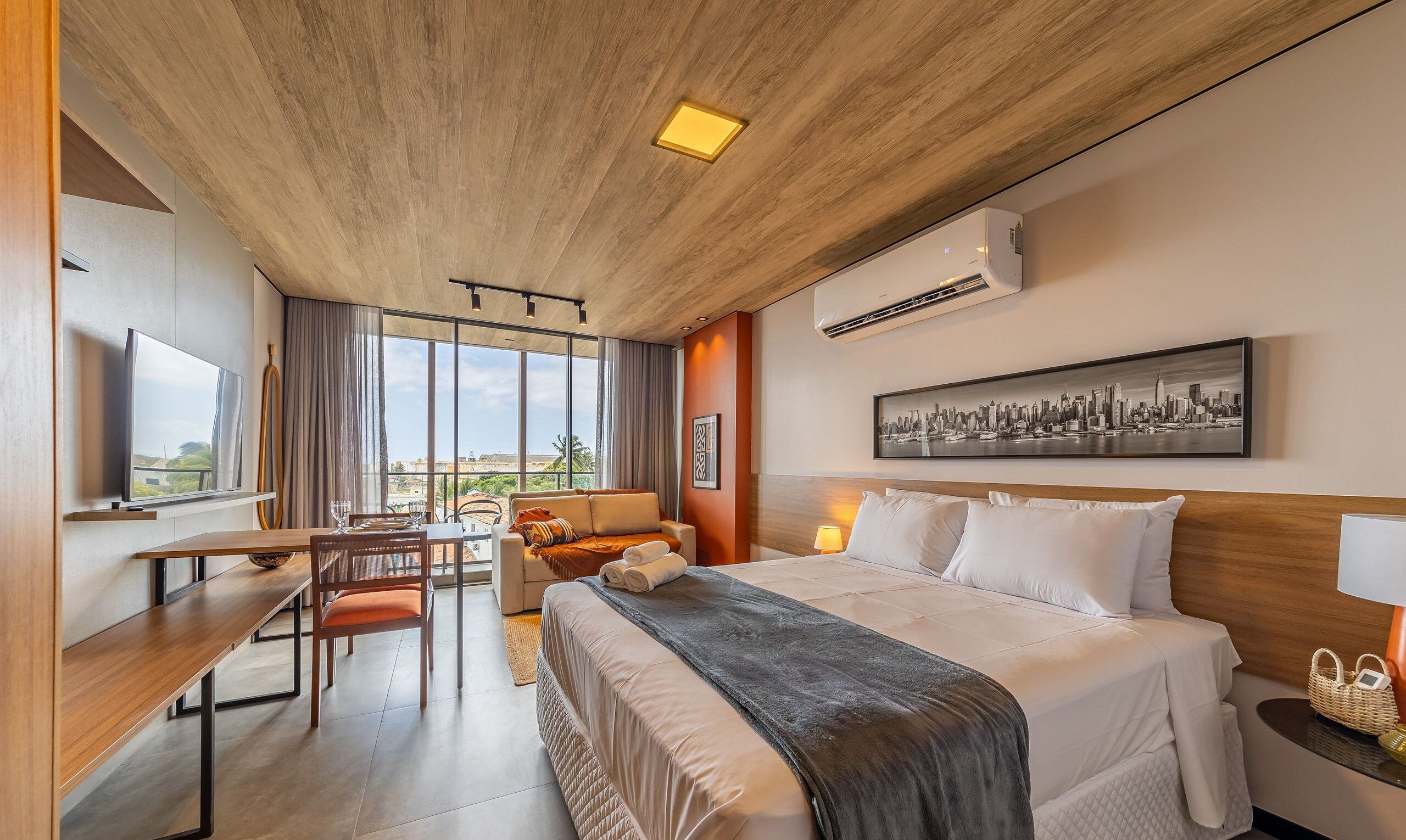 Ameublement personnalisé, Wi-Fi gratuit, draps fournis