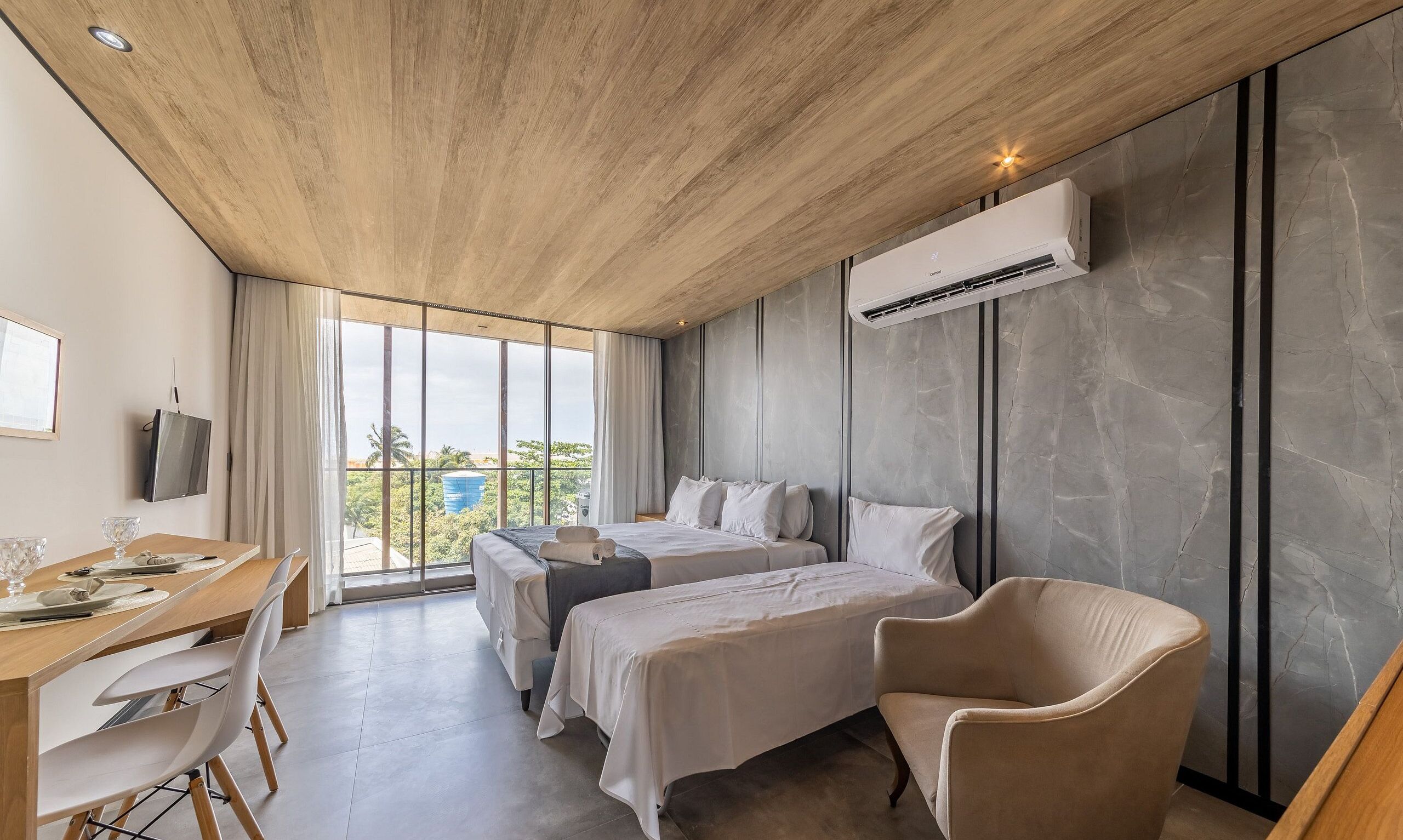 Ameublement personnalisé, Wi-Fi gratuit, draps fournis