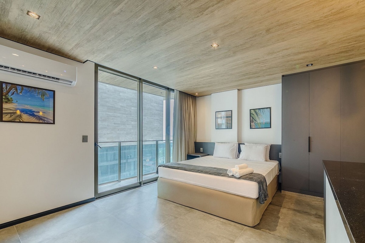 Appartement | Wi-Fi gratuit, ameublement personnalisé, draps fournis