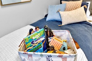 3 bedrooms, iron/ironing board, travel cot, WiFi