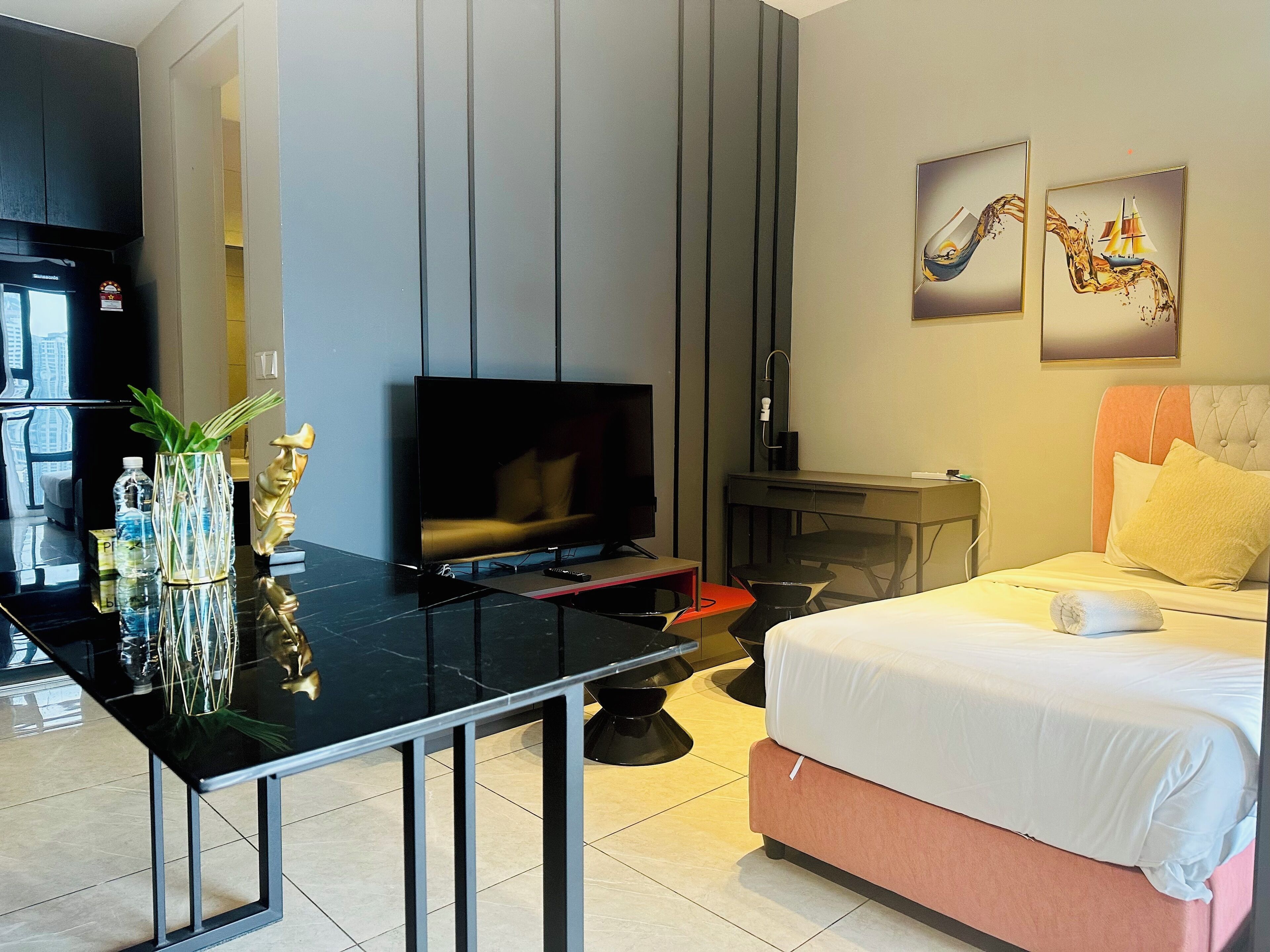 Family Suite, City View | In-room safe, desk, laptop workspace, soundproofing