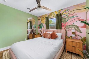 4 bedrooms, iron/ironing board, travel crib, free WiFi