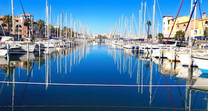 Rental in port leucate direct access to the beach, ideal for families